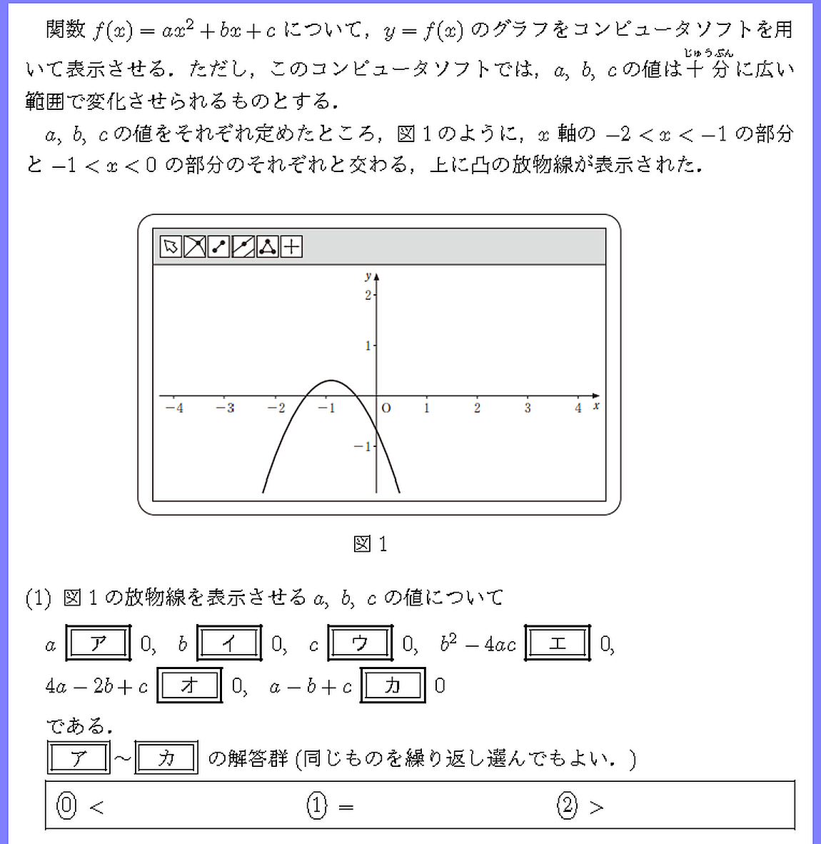 24共通テスト本試験I3-1